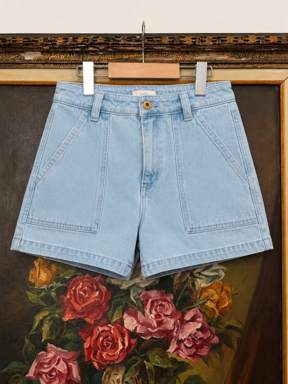 ROARK Light Blue HWY Denim Utility Shorts